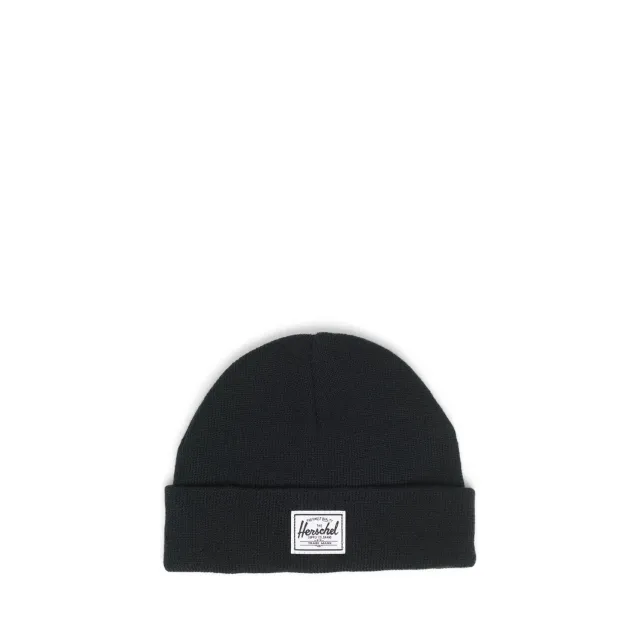 Herschel Baby Beanie 6-18 maanden muts zwart stretch