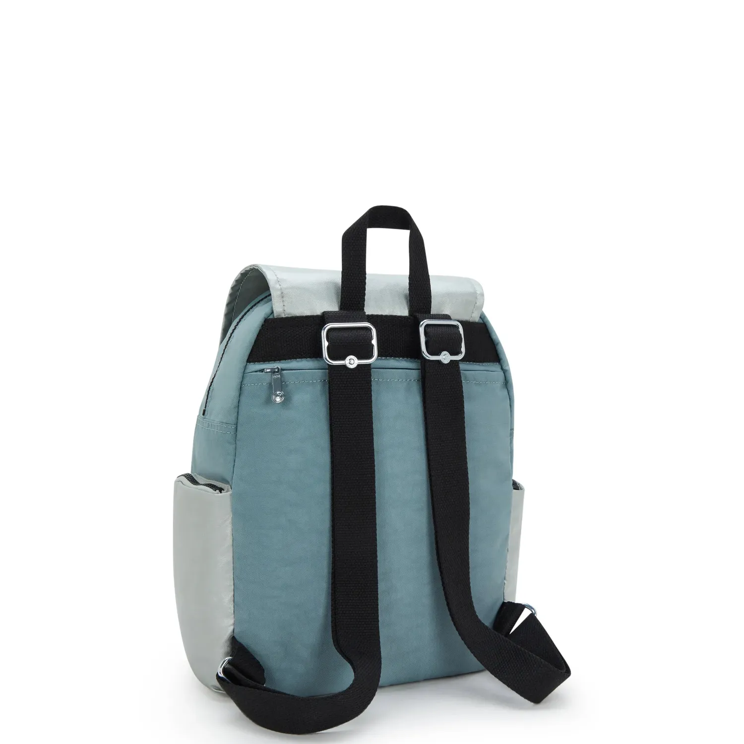 Kipling City Zip S rugzak Klein Relaxed Grey Block vakindeling