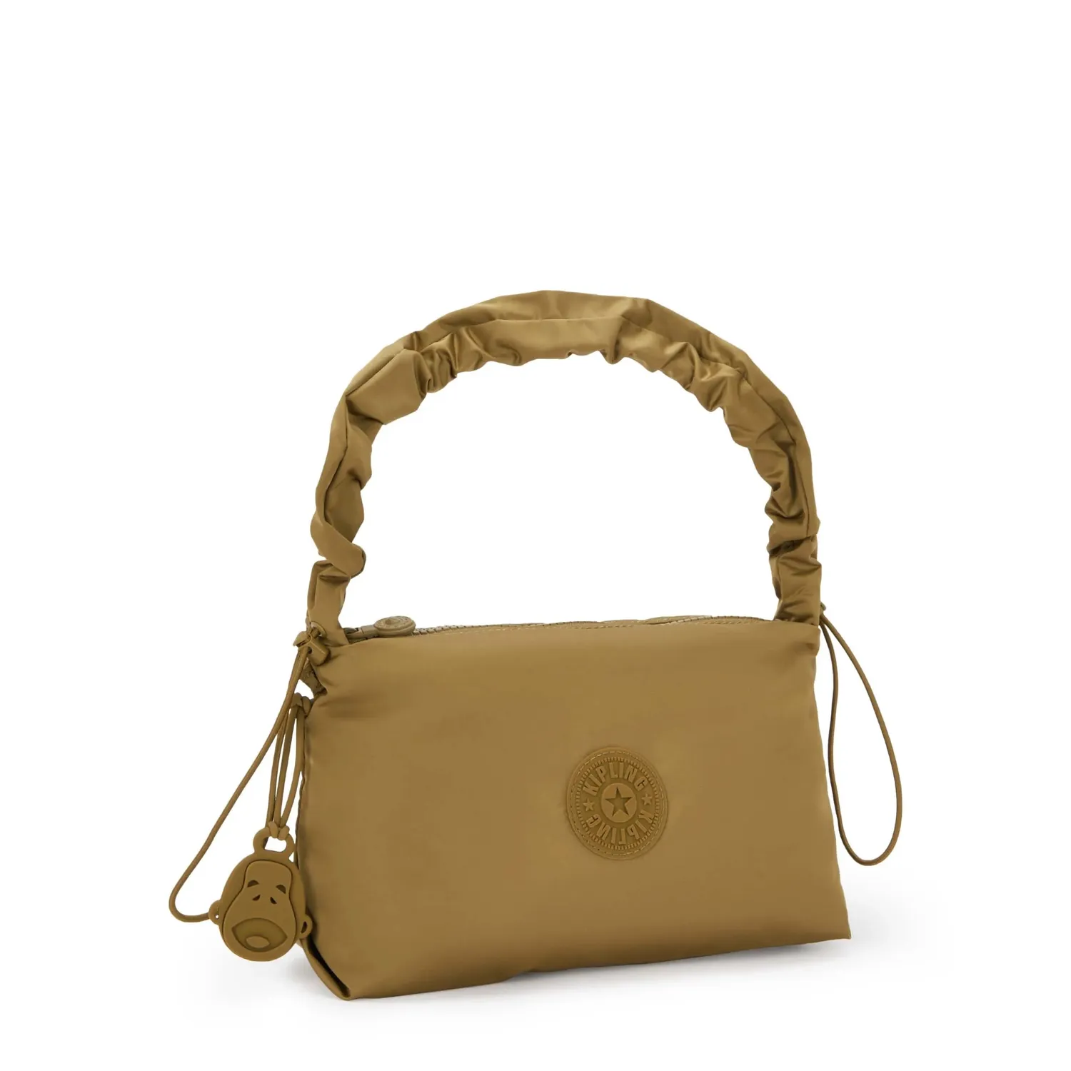 Kipling Eleni kleine schoudertas Goldish Brown met rits