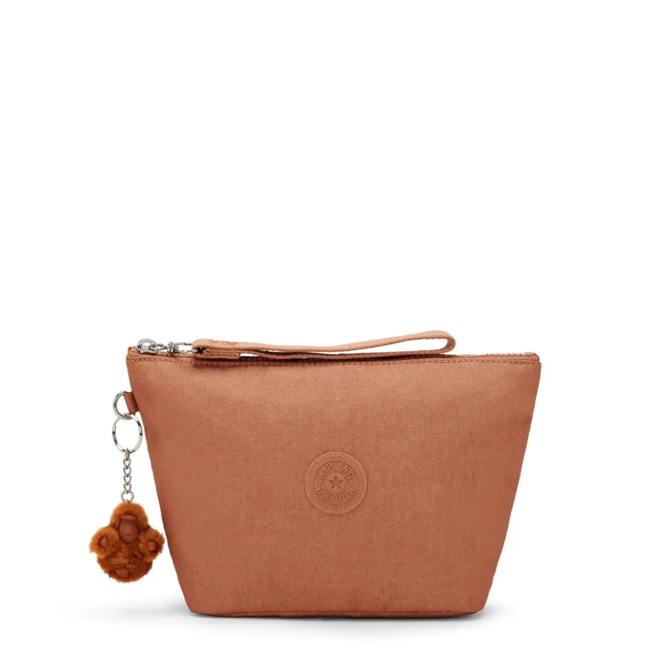 Kipling Naomi Pouch M etui Copper Glimmer met rits