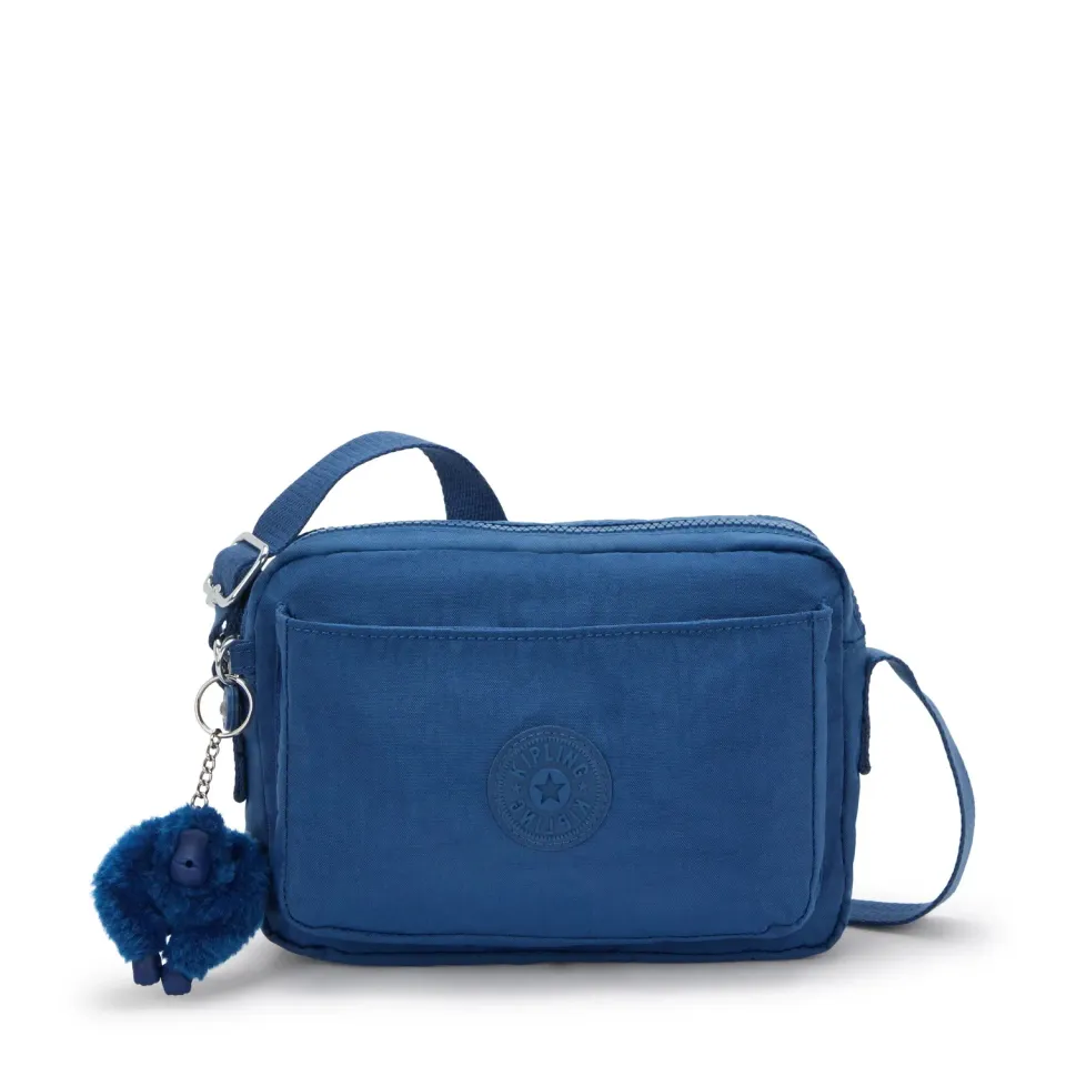 Kipling Abanu M schoudertas Medium Casual Blue 2 ritsvakken