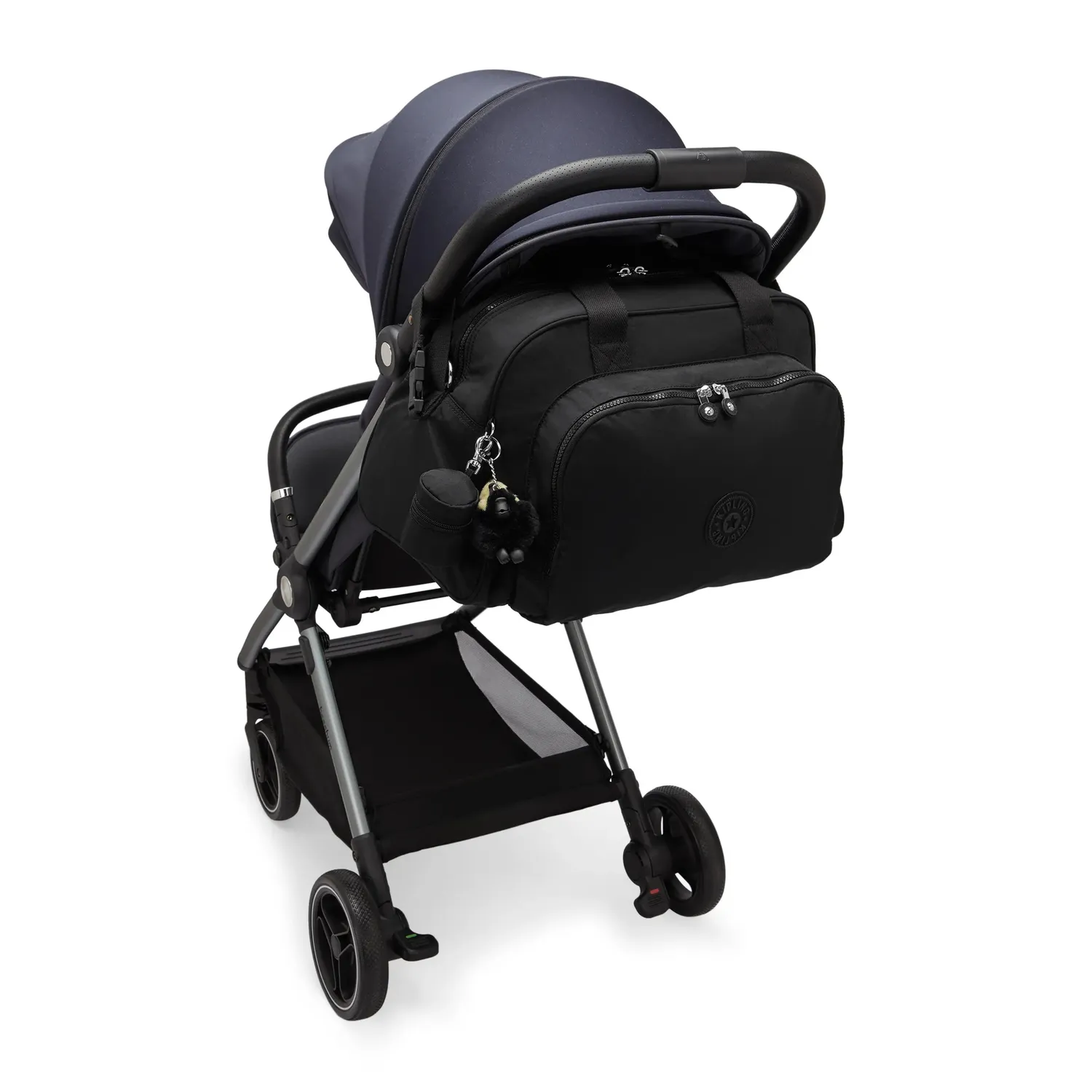 Kipling Camama luiertas Tiny Black Noir groot met mat