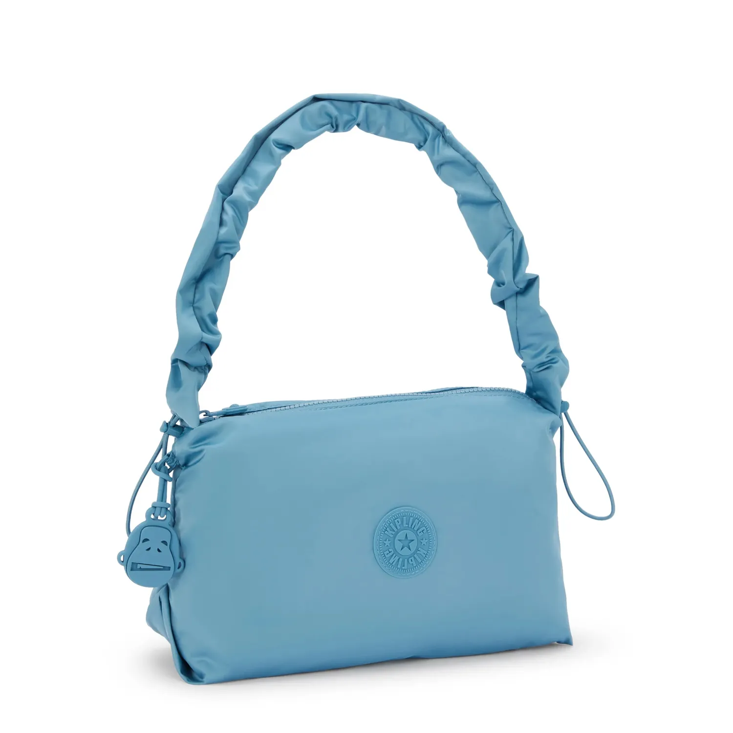 Kipling Eleni M schoudertas Sounds Blue medium blauw