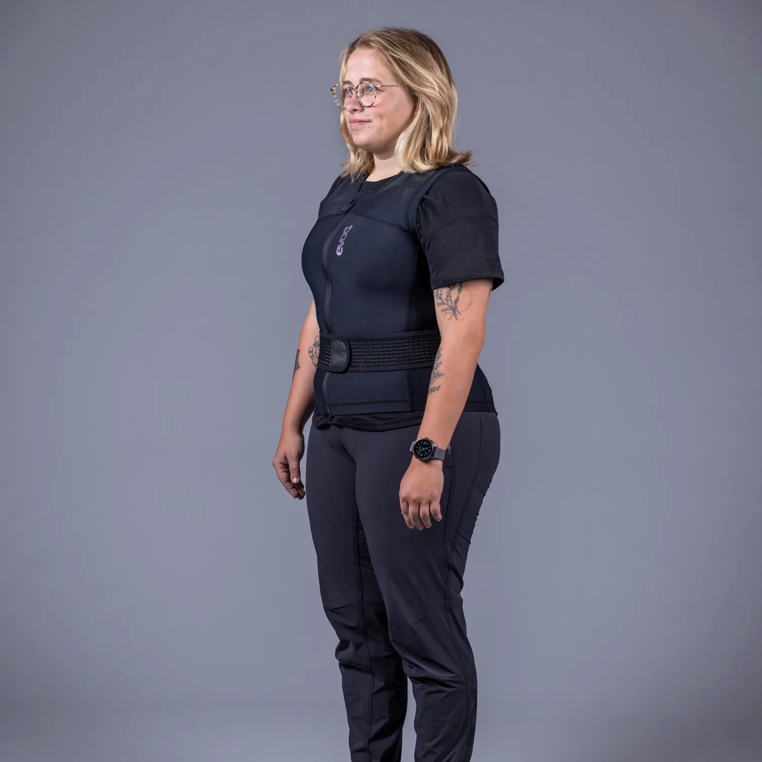 Evoc Protector Vest Pro Women beschermvest zwart rug