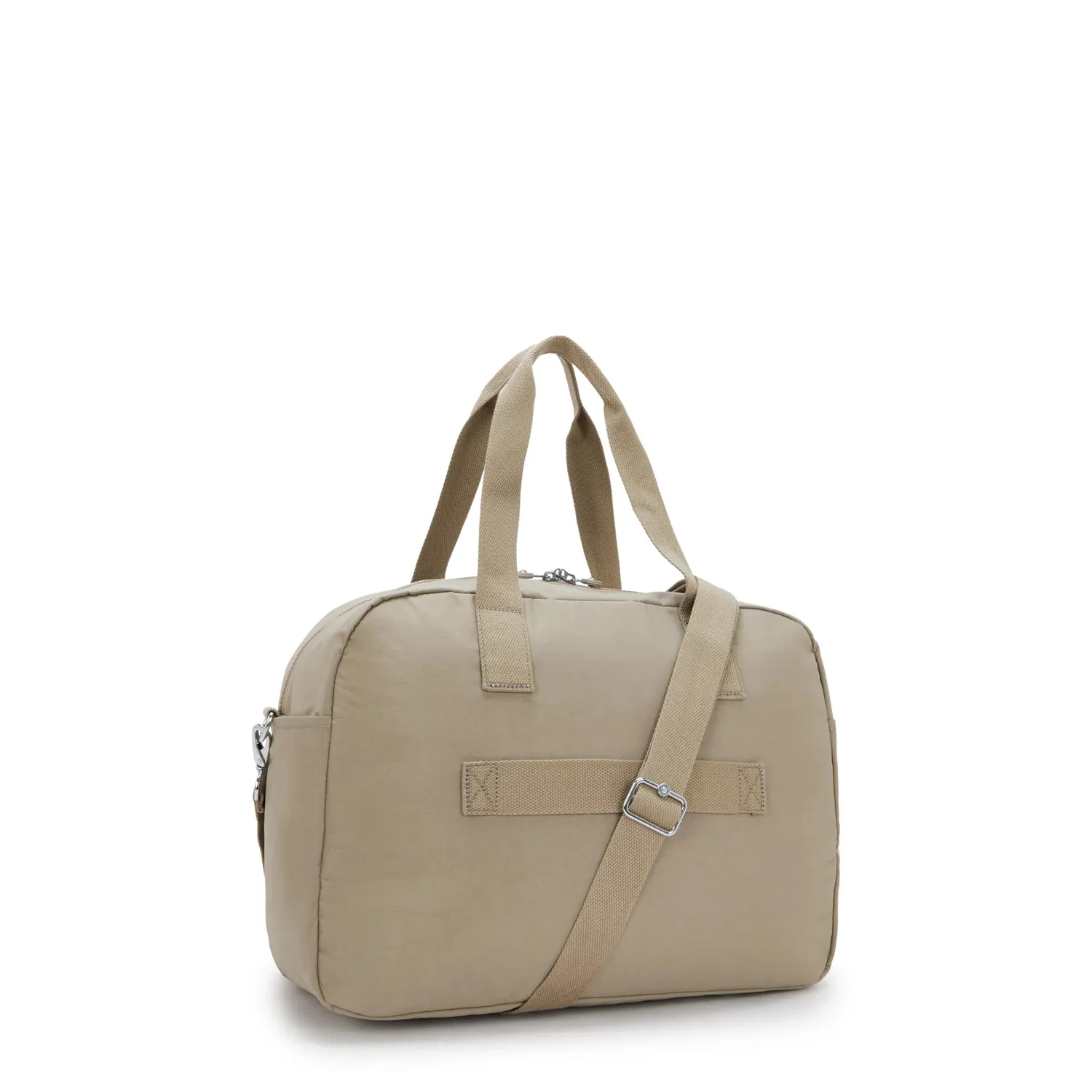 Kipling Defea XL weekendtas Medium Soft Taupe met laptopvak
