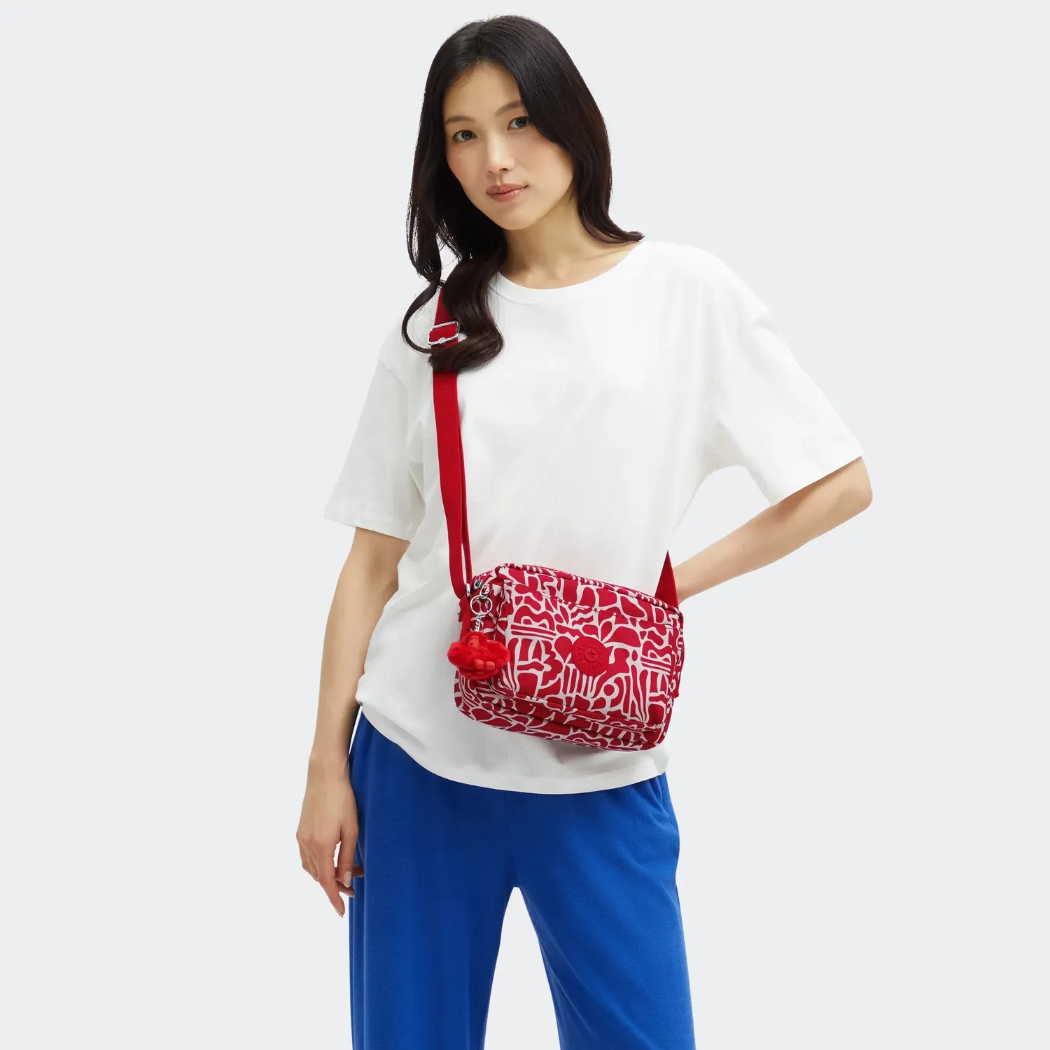 Kipling Abanu M schoudertas Medium Shape Cocktail 2 vakken