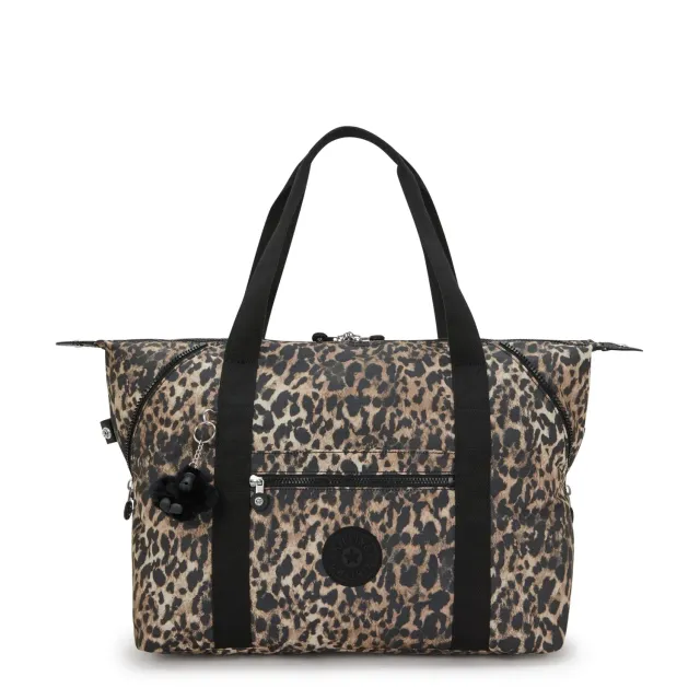 Kipling Art M schoudertas Wild Leopard Groot dierenprint