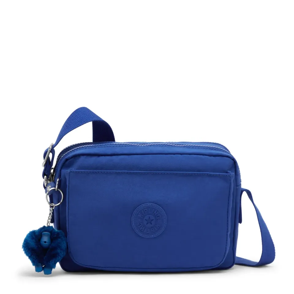 Kipling Abanu M schoudertas Medium Blazing Blue dagelijks