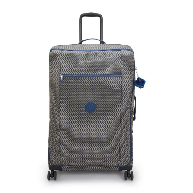 Kipling Jet L koffer Blue on Wire groot