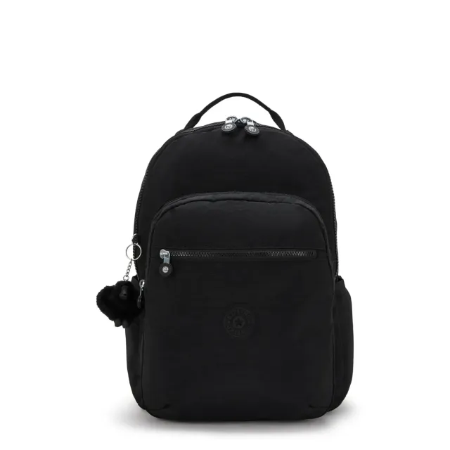 Kipling Seoul Lap rugzak Black Noir Groot met 15 inch laptopvak