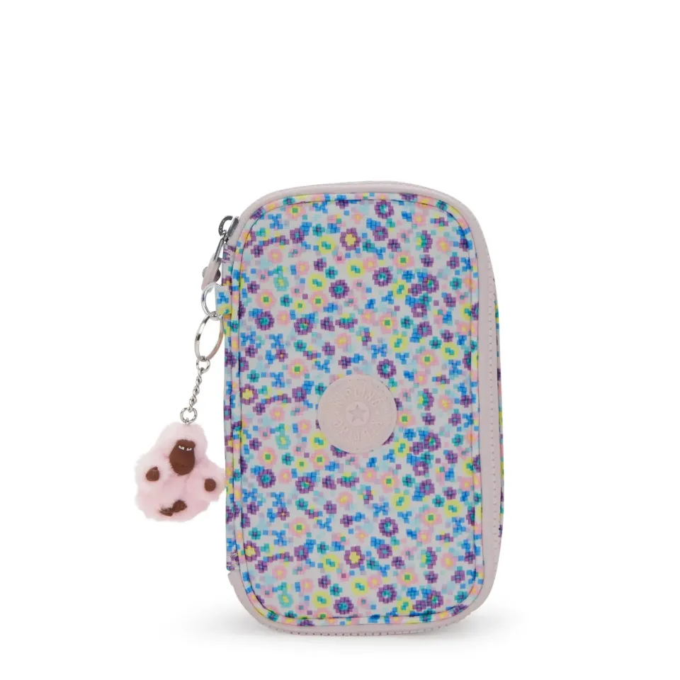 Kipling 50 Pens etui medium Digi Flower Print 50 pennen
