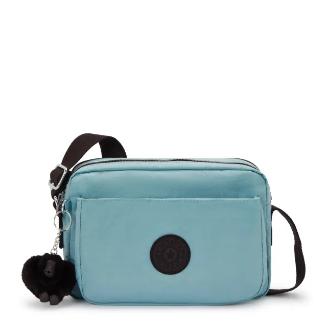 Kipling Abanu M schoudertas Muted Sage Combo lichte tas