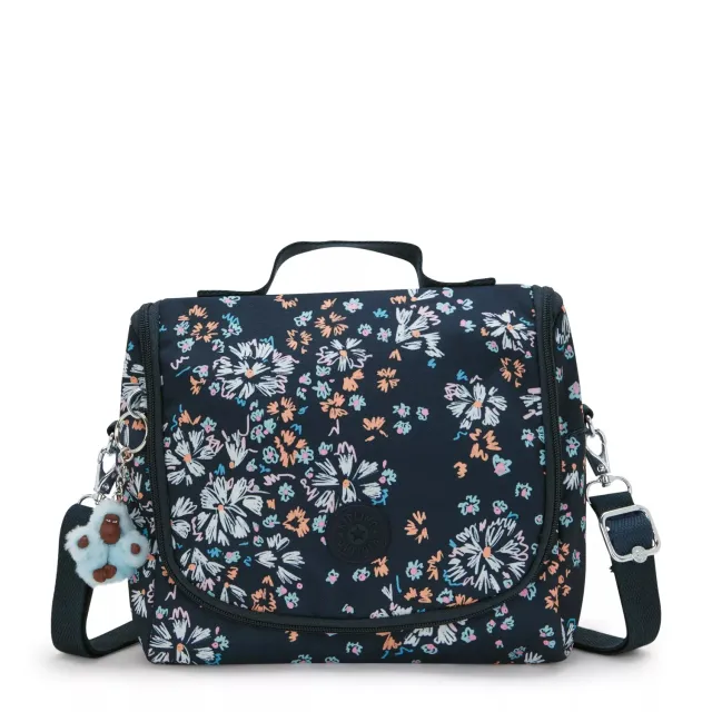 Kipling New Kichirou lunchtas Flower Field groot trolleybevestiging