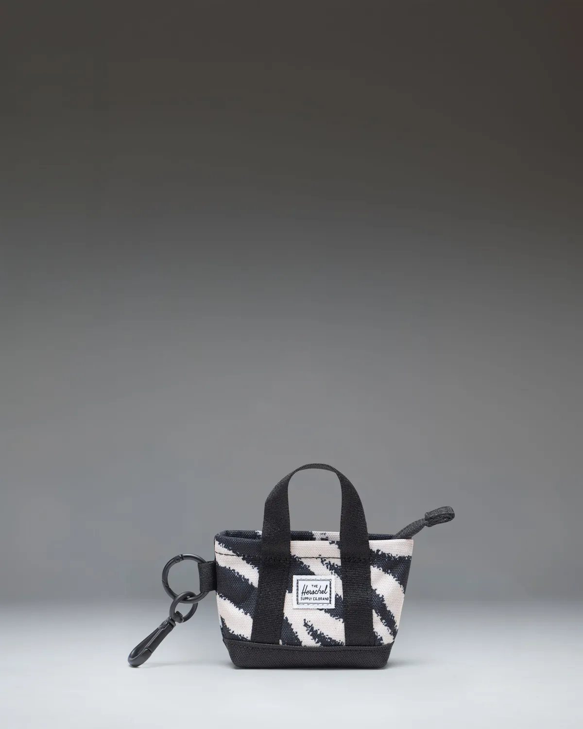 Herschel Heritage Tote Bag Charm tasbedel Zwart mini