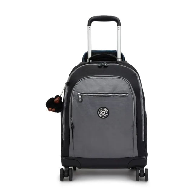 Kipling New Zea rugzak met wielen Space Black Block groot