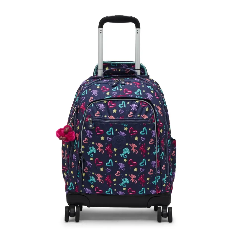 Kipling New Zea rugzak Balloon Monkey groot met wielen
