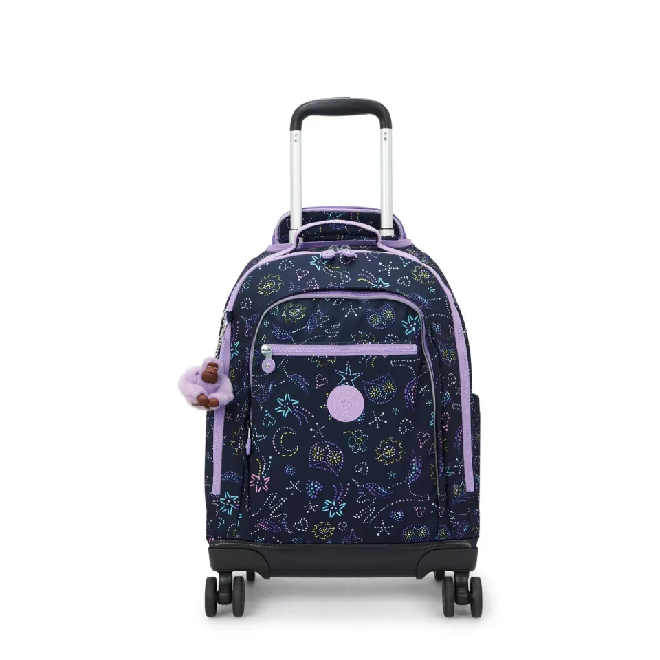 Kipling New Zea rugzak met wielen Unicorn Star groot