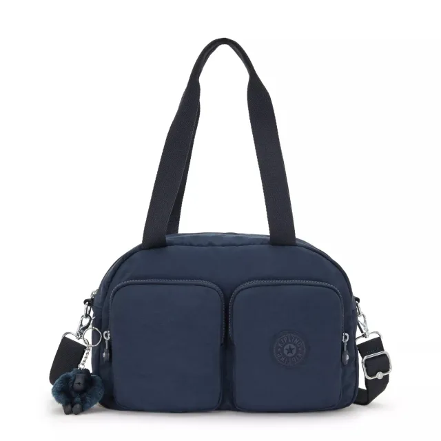Kipling Cool Defea schoudertas Medium Blue Bleu 2 rond