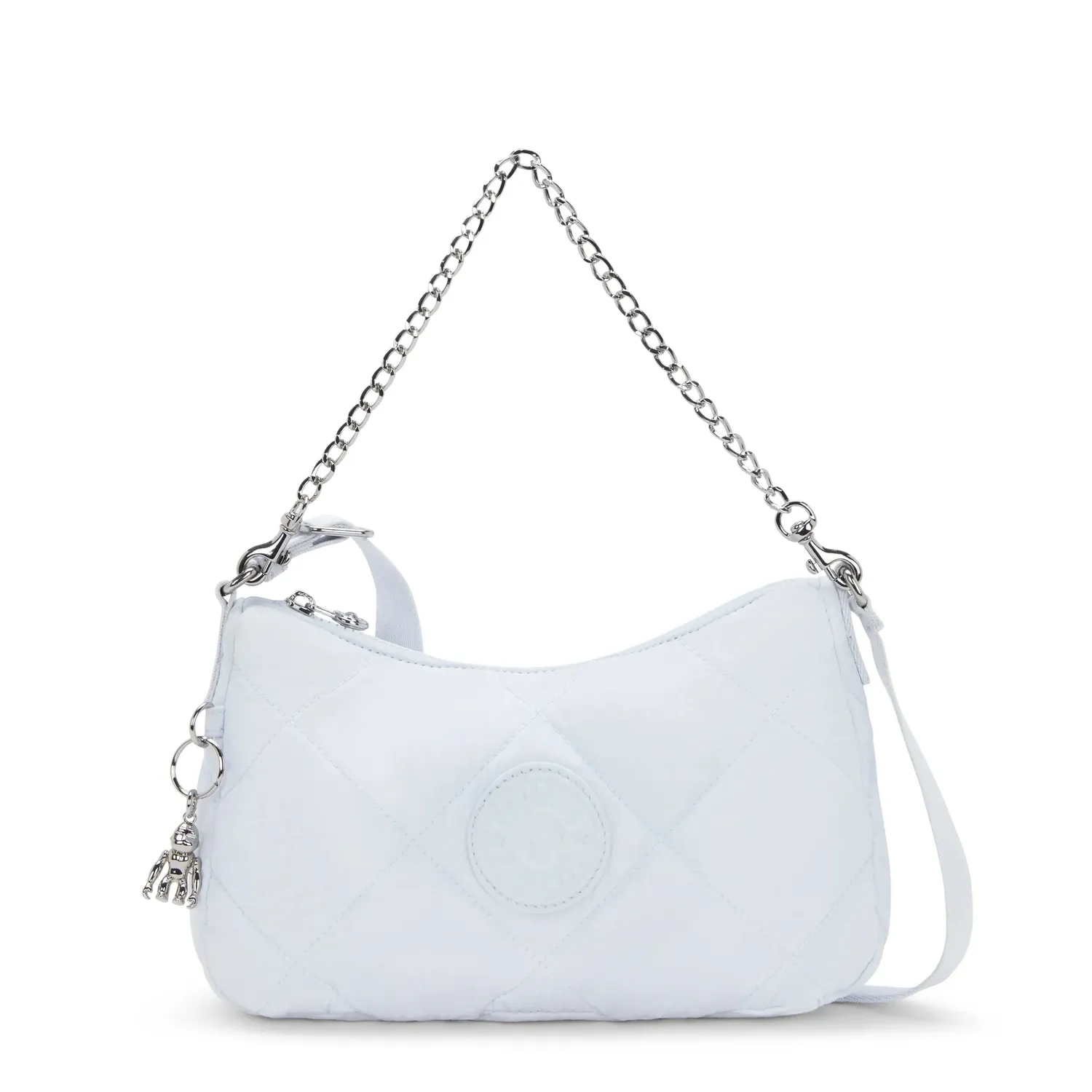 Kipling Ayda Up schoudertas Water Blue Quilt Klein