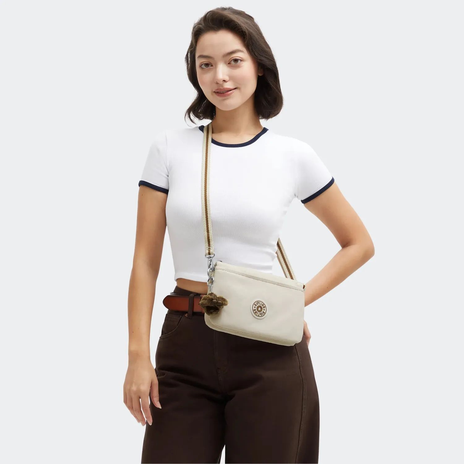 Kipling Riri crossbodytas klein Soft Sand waterafstotend