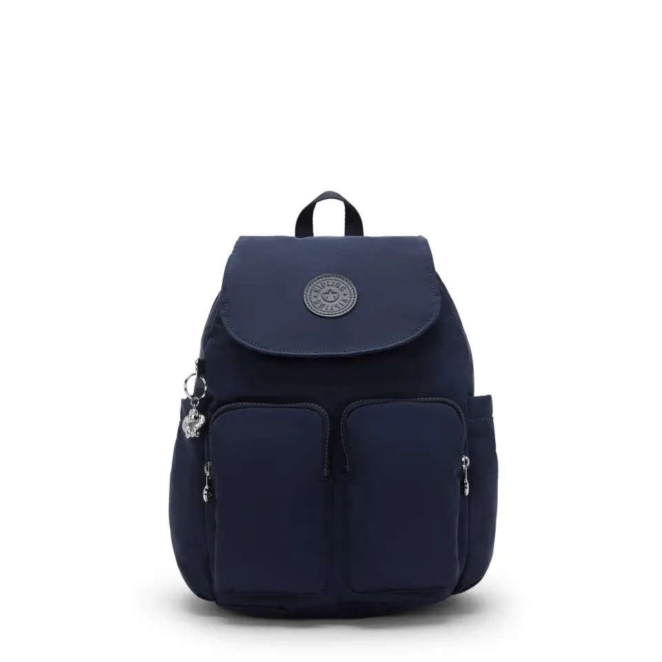 Kipling City Pocket S rugzak Infinite Blue klein klep