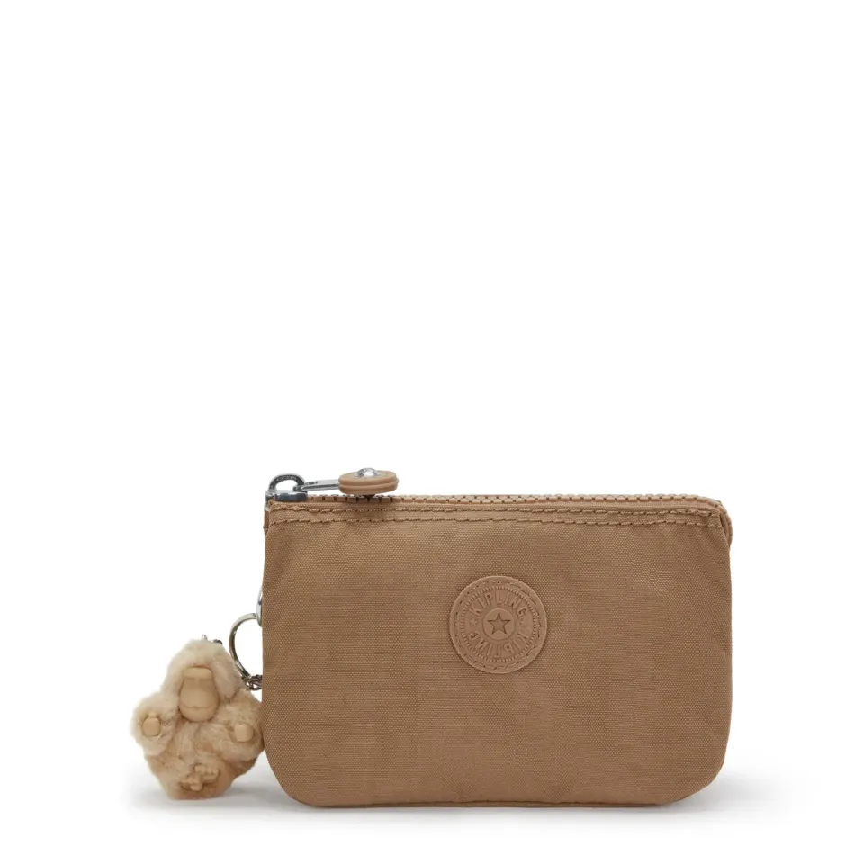 Kipling Creativity S portemonnee Early Tan klein licht