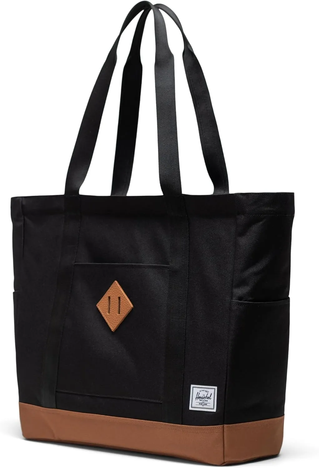 Herschel Heritage Tote shopper zwart bruin draagtas