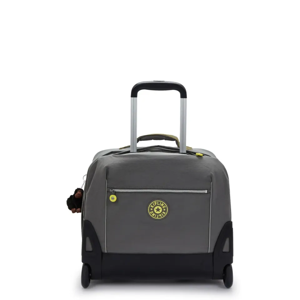 Kipling Giorno rugzak Back to Grey groot wielen laptop