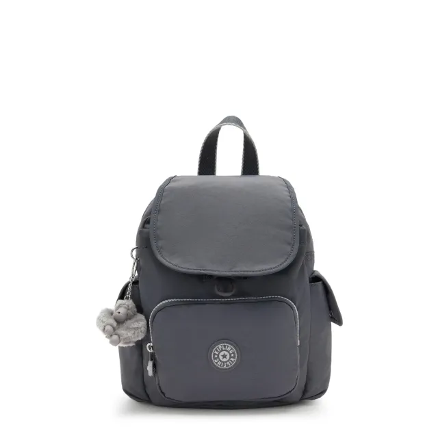 Kipling City Pack Mini rugzak Moonlit Grey extra klein ruim