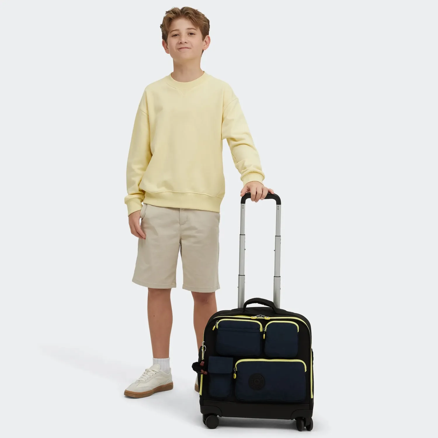 Kipling New Storia Pocket schoolrugzak Black Pocket groot met wieltjes
