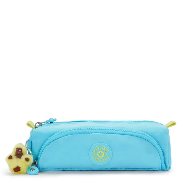 Kipling Cute pennenzak Splash Blue medium nylon