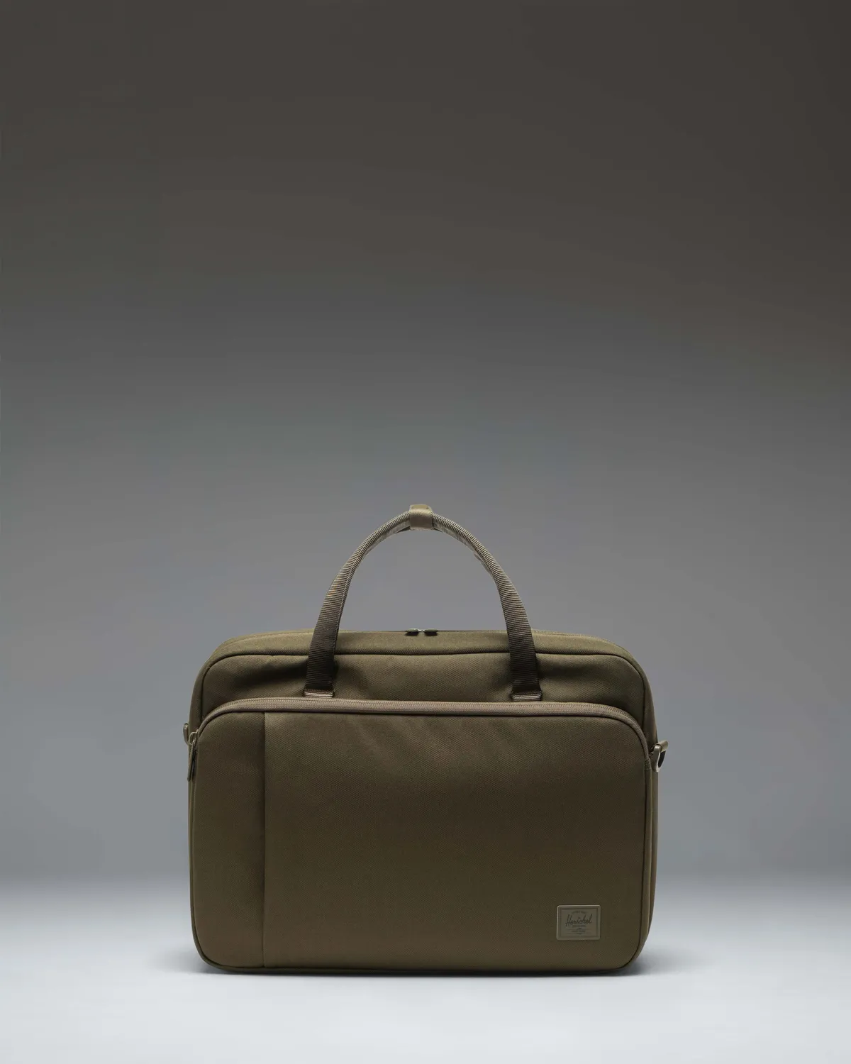 Herschel Tech Gibson schoudertas zwart met tracker vak