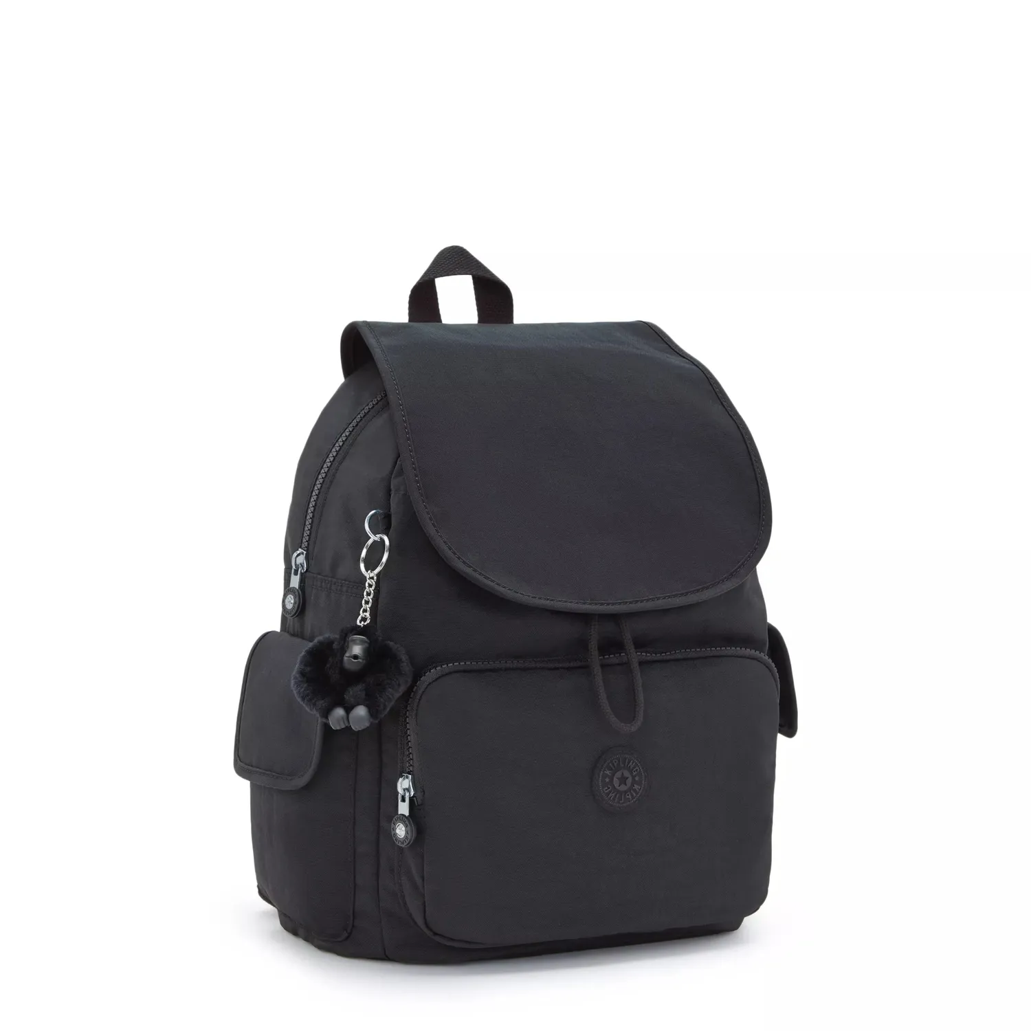 Kipling City Pack Rugzak Medium Black Noir lichtgewicht