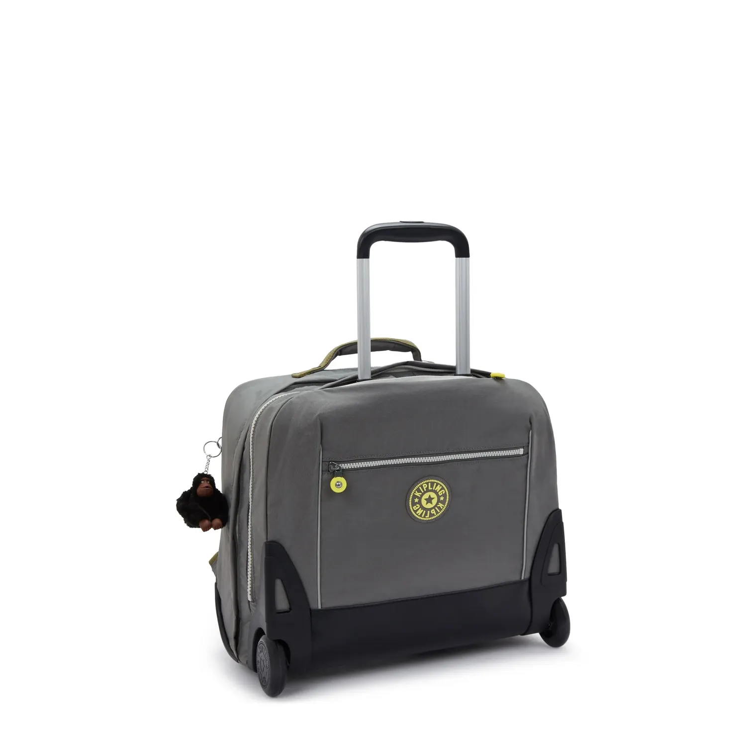 Kipling Giorno rugzak Back to Grey groot wielen laptop