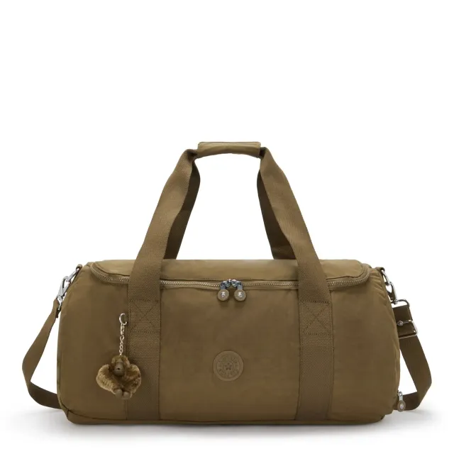 Kipling Argus S Duffeltas Smooth Khaki Klein met schoenvak