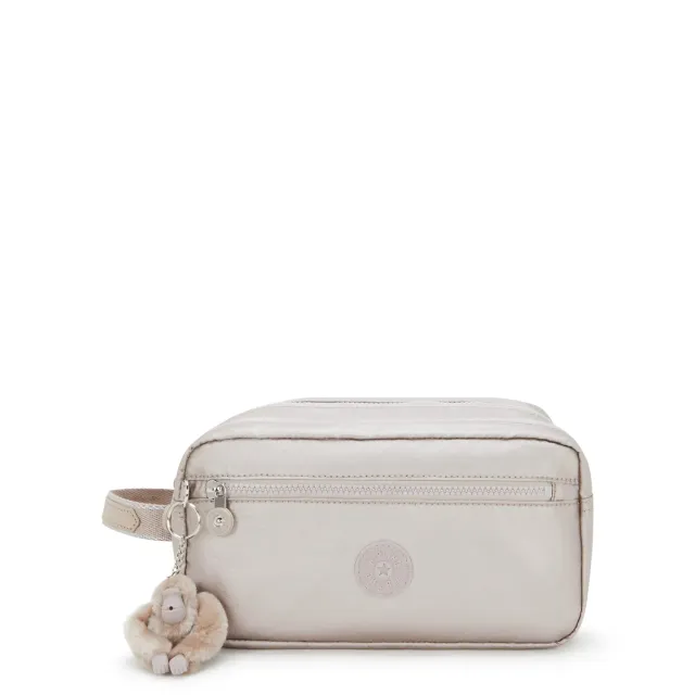 Kipling Agot medium toilettas metallic glow waterafstotend