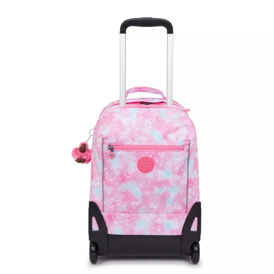 Kipling Sari trolley rugzak Groot Garden Clouds laptopvak