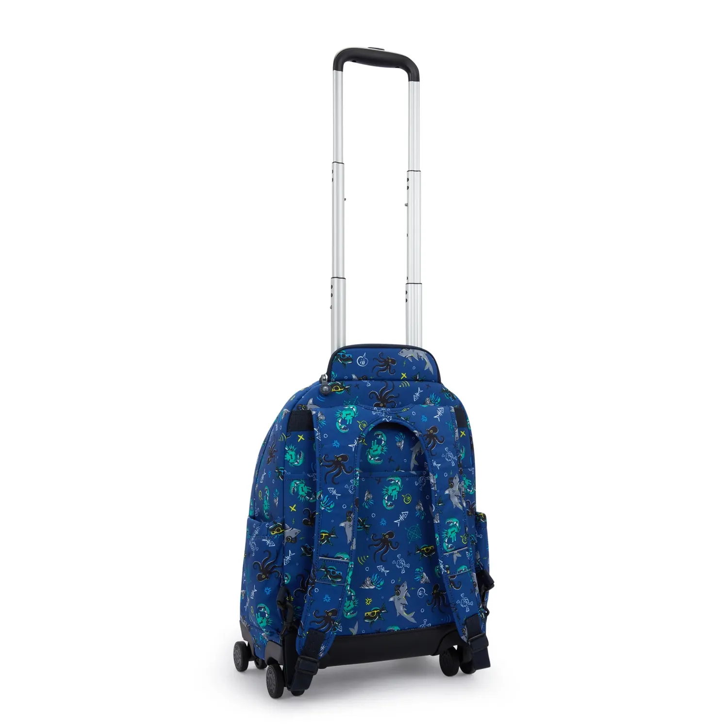Kipling New Zea rugzak met wielen Undersea Party Groot trolley