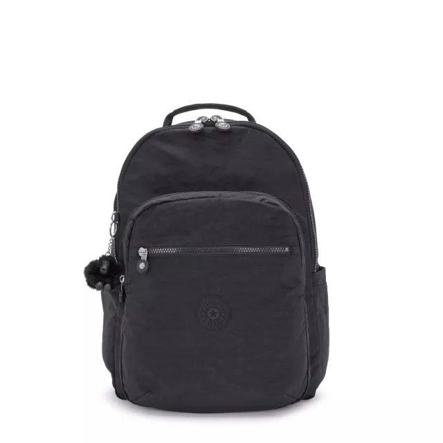 Kipling Seoul rugzak Groot Black Noir 15 inch laptopvak