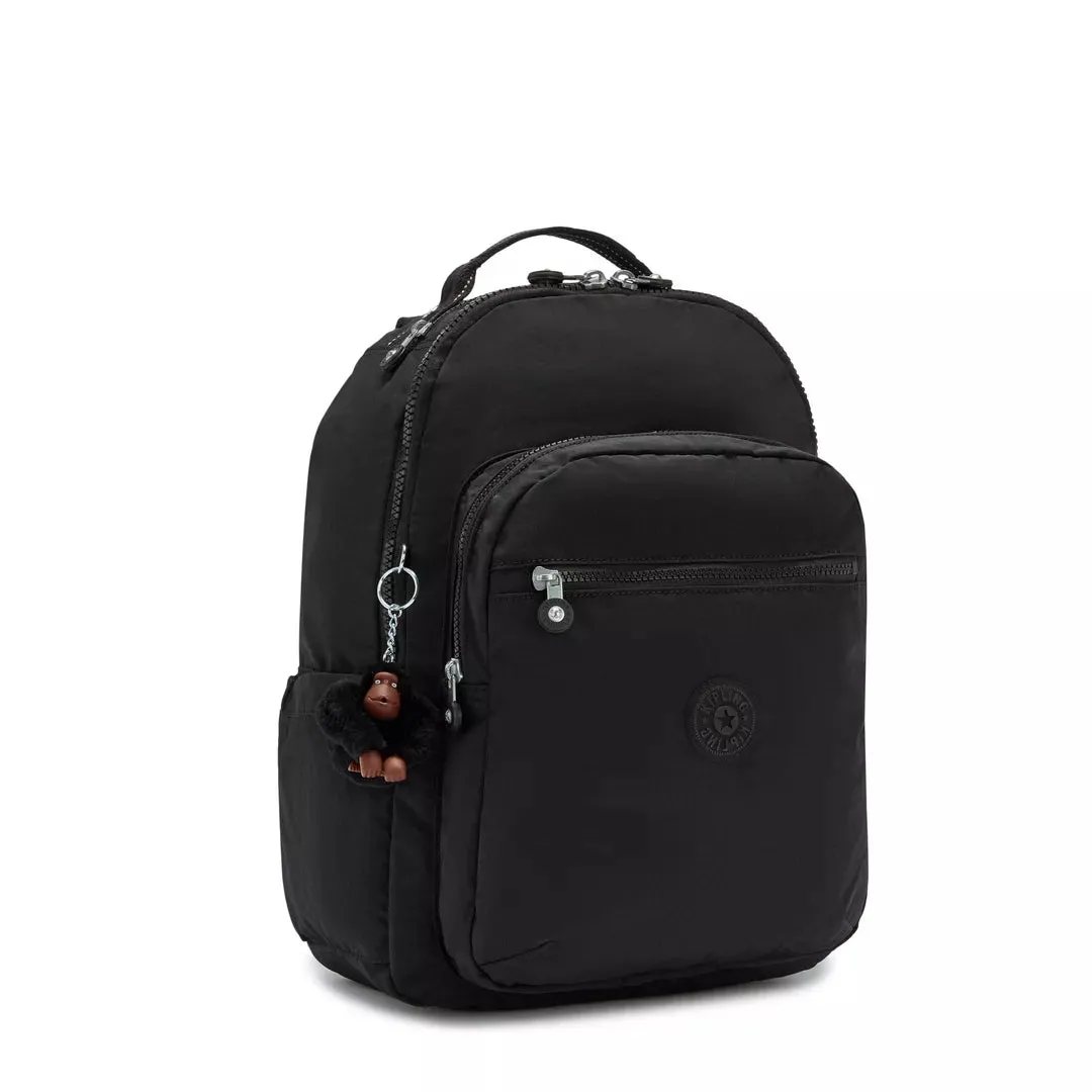 Kipling Seoul rugzak Groot True Black waterafstotend