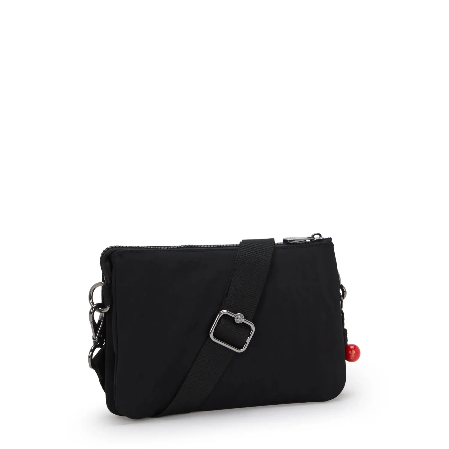 Kipling Riri Flap crossbodytas New Lunar Black Klein satijn