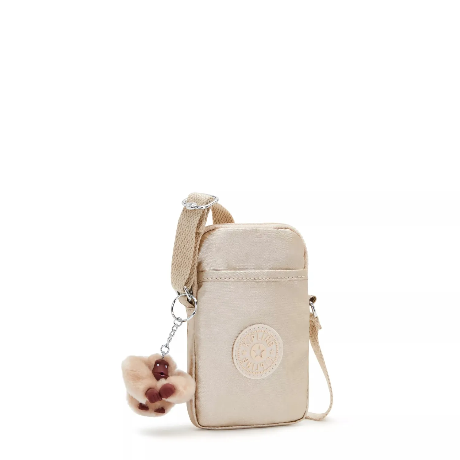 Kipling Tally telefoontas Klein Starry Gold Metallic glans