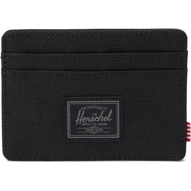 Herschel Charlie Cardholder portemonnee Black Tonal zwart