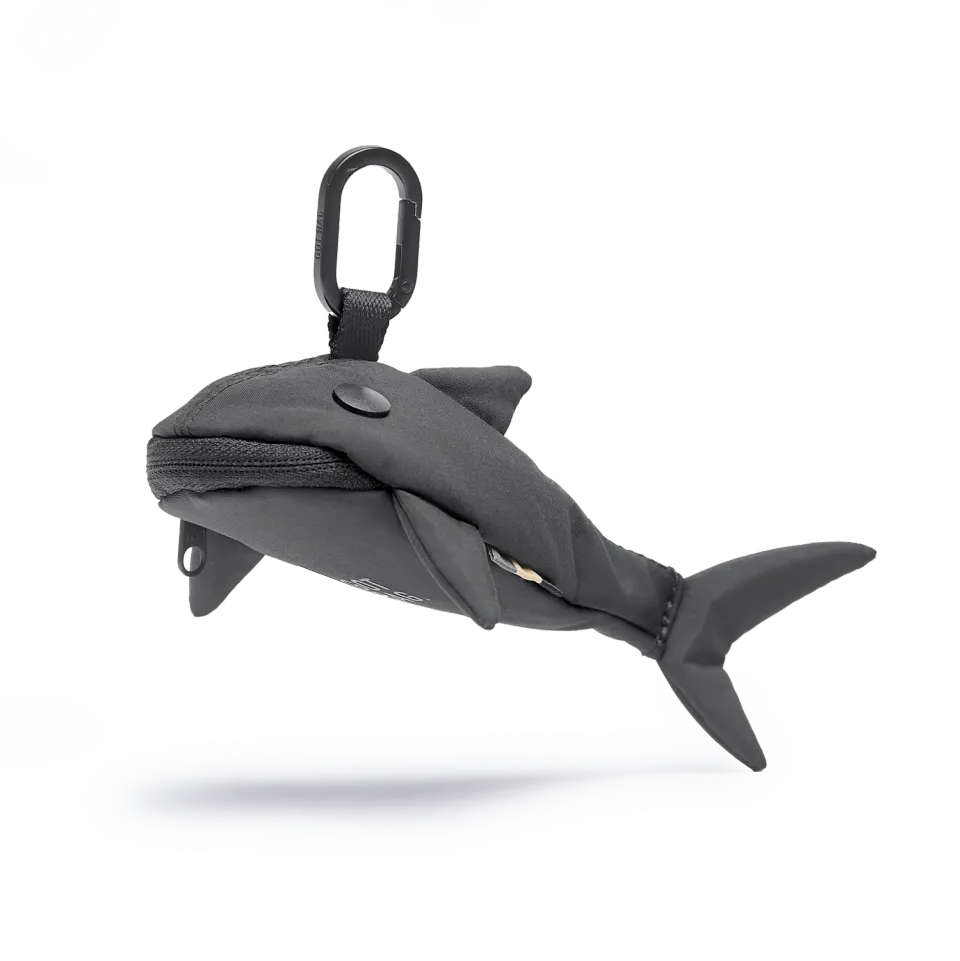 Got Bag Shark Charm sleutelhanger Shark Monochrome ritsvak