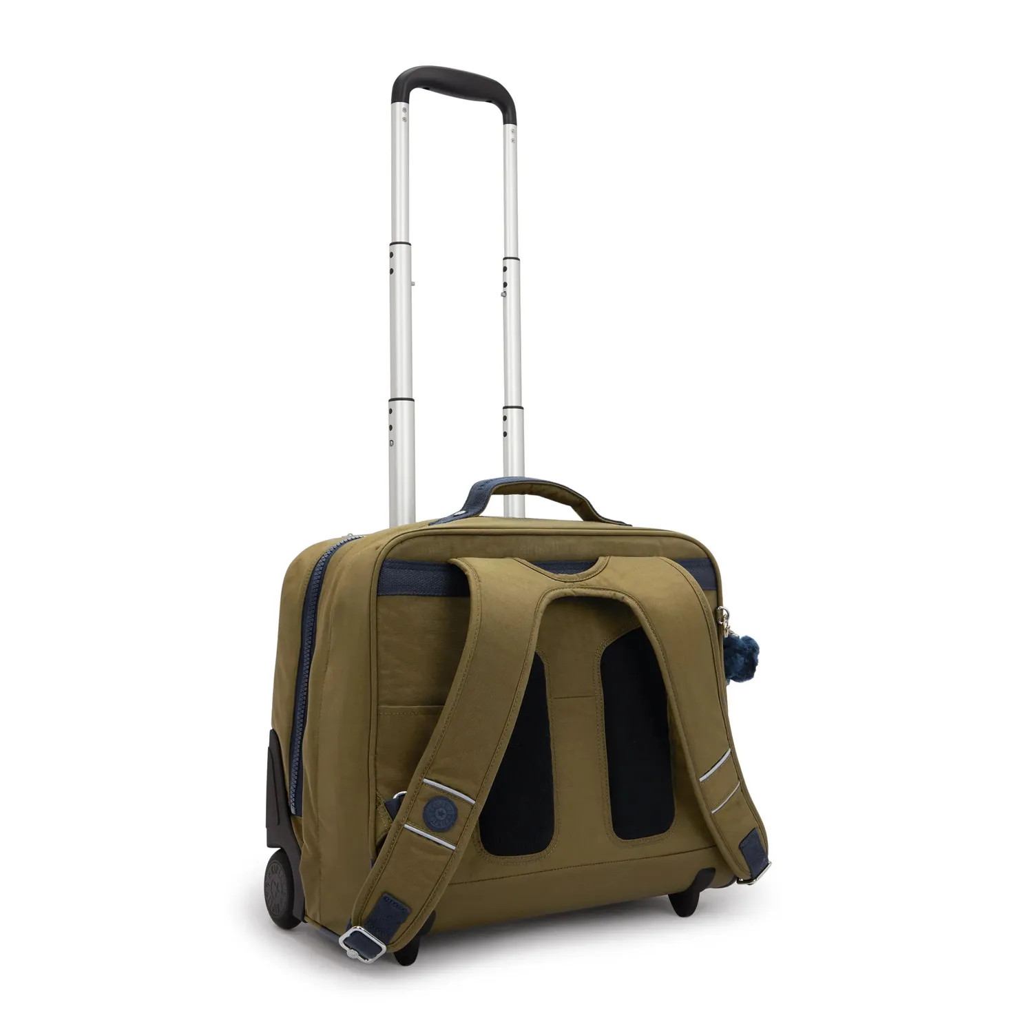Kipling Giorno rugzak Treasure Green groot met wieltjes
