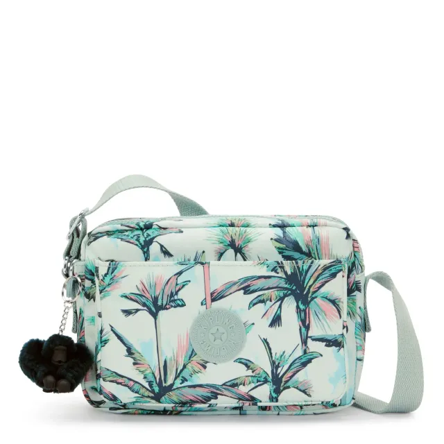 Kipling Abanu M crossbody tas Medium More Palm Trees print