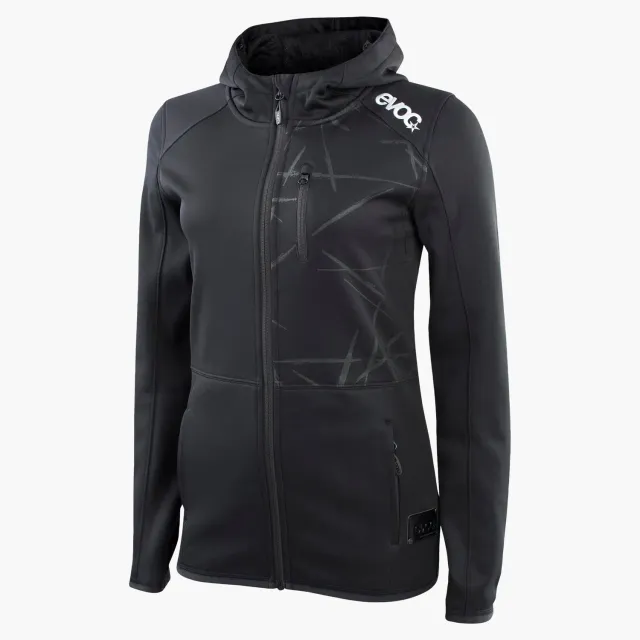 Evoc Hoody Jacket Women hoodie zwart – dames fleece