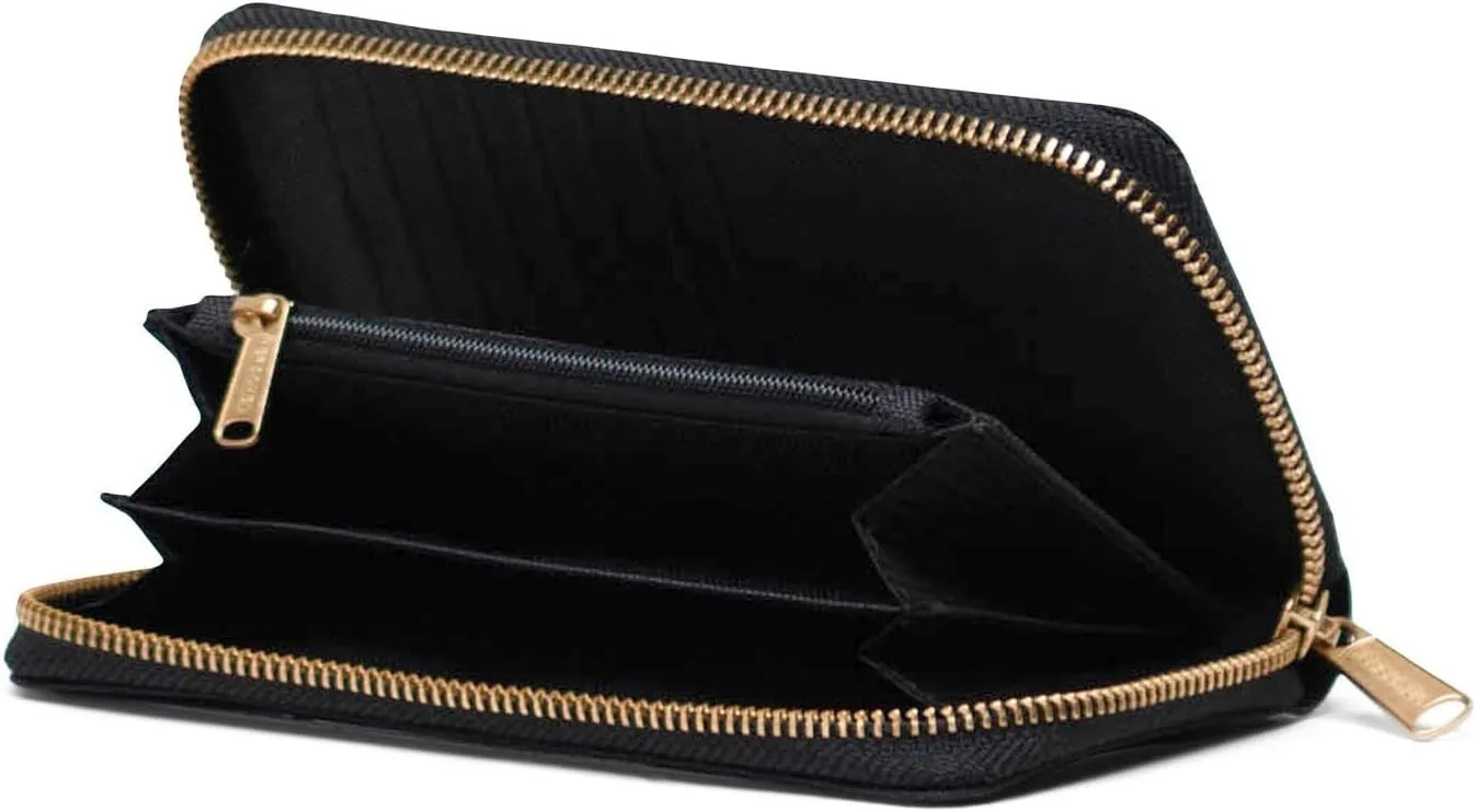 Herschel Thomas portemonnee Black zwart slank