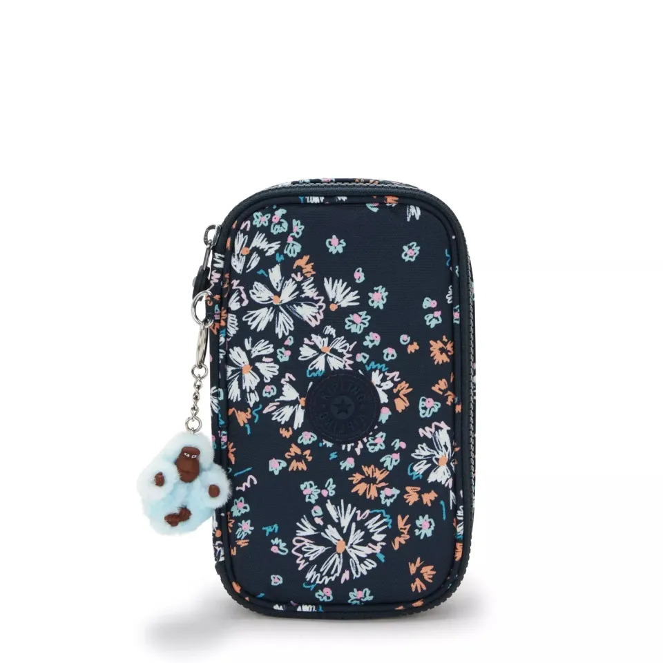 Kipling 50 Pens etui Medium Flower Field waterafstotend