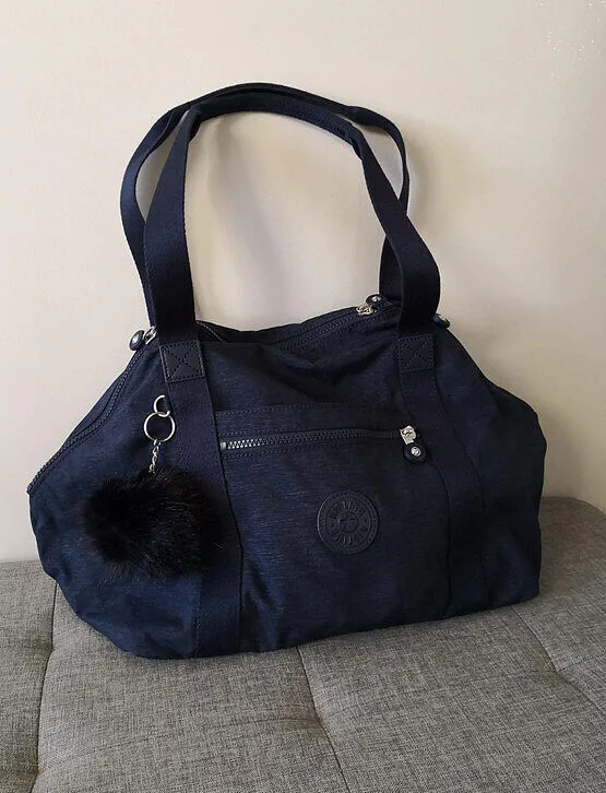 Kipling Art handtas medium Blue Bleu 2 verstelbaar